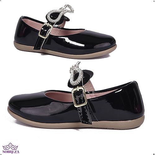 Sapatilha Infantil Menina Sapatinho Feminino Dama Boneca Tamanho:26;Cor:Preto