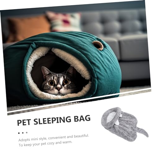 Happyyami Saco De Dormir Para Animais De Estimação Cama De Gato Auto-aquecida Cama Para Animais De E