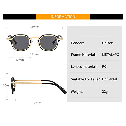 Men Women Retro Punk UV400 Shades Sun Glasses Small Sunglasses Male Female Vintage Driving Eyewear2