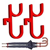 Auto Regenschirm Halter | 2Stk Regenschirmhalter Autos Kofferraum | Car Umbrella Hook Holder Ohne Bohrer | Multifunktionaler Aufbewahrung und Organisation Hangers Auto Zubehör für LKW, SUVs & PKW