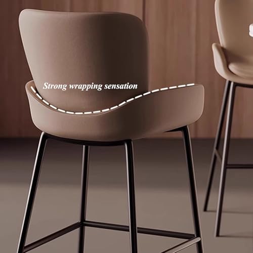 Tabouret de comptoir robuste à montage facile et structure métallique durable - 6