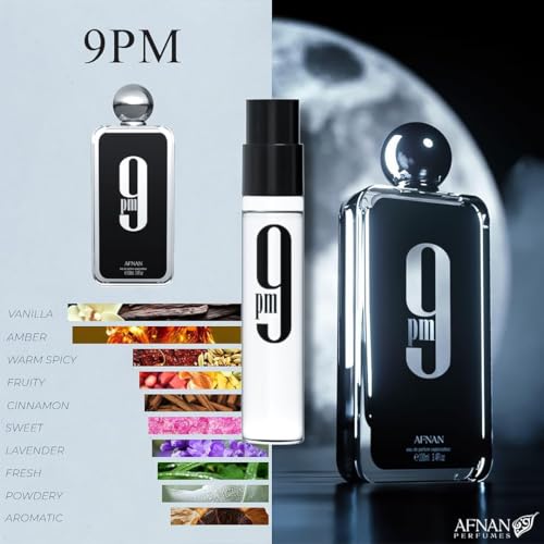 Image of Afnan 9 Series Discovery Kit, 5-Piece Miniature Perfume Set - 2ml x 5 Vials