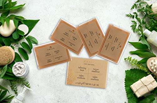 PRIJA Set regalo saponetta idratante 4 pezzi x 40g...