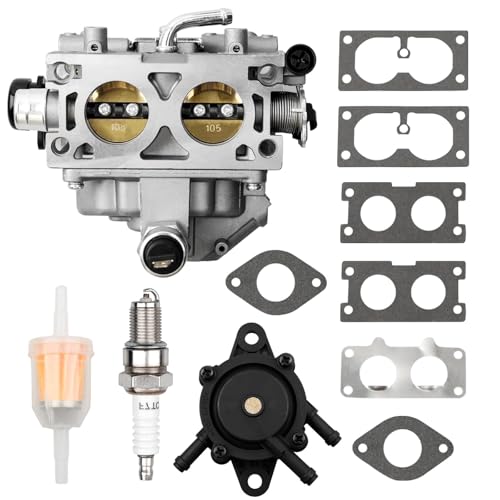 Image of Carburetor Tune Up Kit Compatible with Honda GX630 GX630R GX630RH GX660 GX660R GX660RH GX690 GX690R GX690RH V-Twin Engines, Replace 16100-Z9E-033 16100-Z9E-023 16100-Z9E-003, Includes Fuel Pump