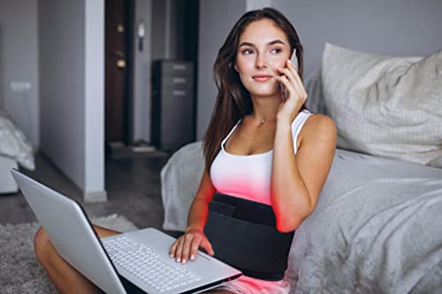 Red Light Therapy Infrared Light Therapy Large Pad For Body Wearable Wrap With Timer 3-In-1 Chips 660Nm&850Nm Pain Relief, Decrease Inflammation, Wound Healing, Treat Recovery #TOP7