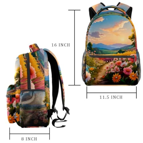 Mochila escolar impermeable de copos de nieve para proteger tus libros 2