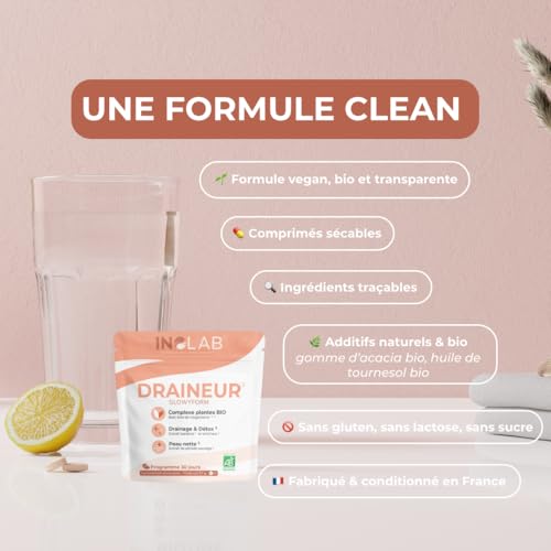 INOLAB I Draineur Bio Puissant I Triple Detox = Foie + Reins + Peau I Perte de Poids -Peau nette - Boost le Métabolisme I Fabriqué en France – Image 6