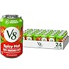 V8 Spicy Hot 100% Vegetable Juice, 11.5 fl oz Can (24 Pack)