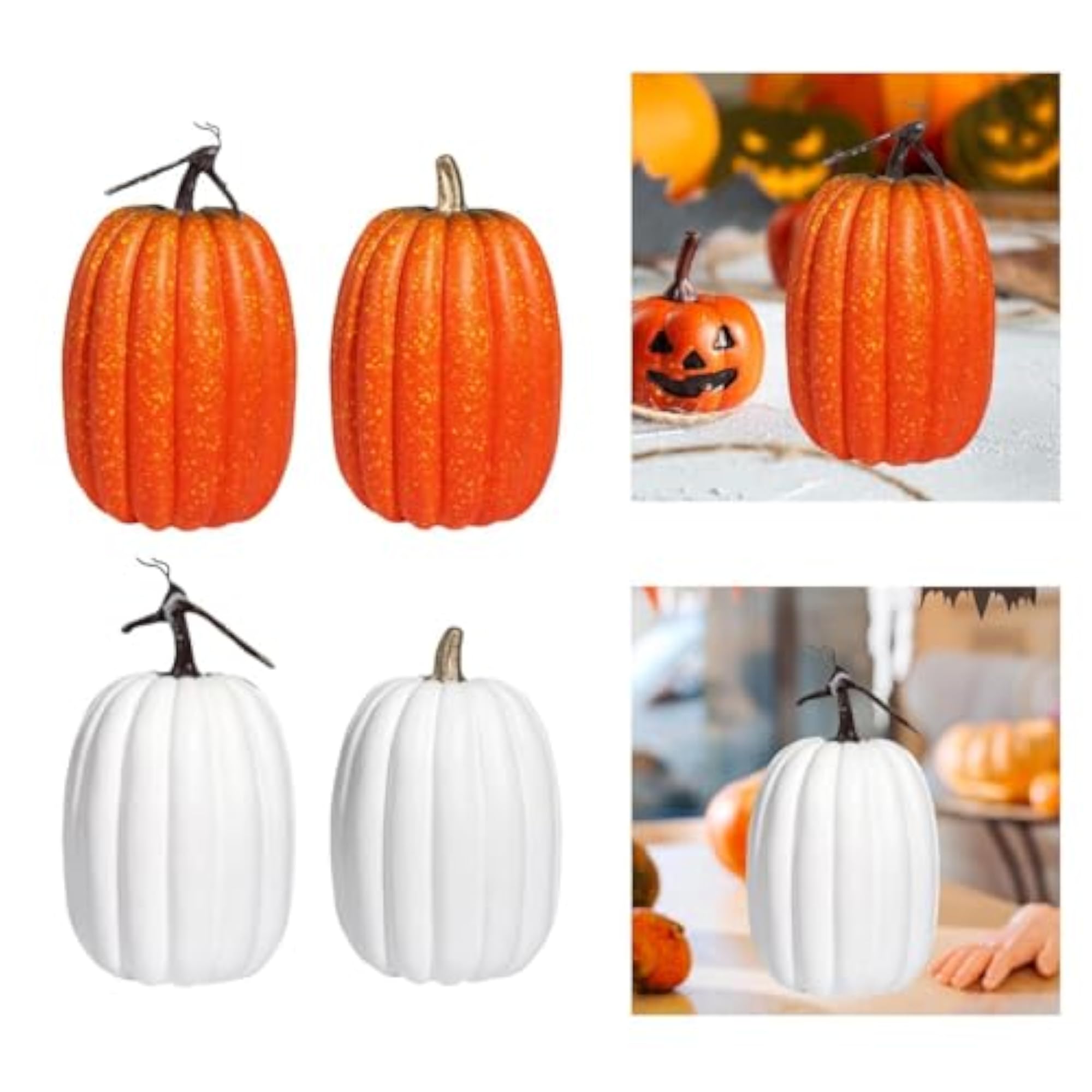 Realistic Artificial Pumpkin Decoration Party Holiday Foam Pumpkin