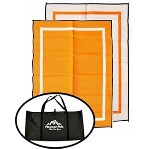 Mountain Mat Recycled Plastic Personal Outdoor Mat for Beach, Camping, picnics, Sand, RVs