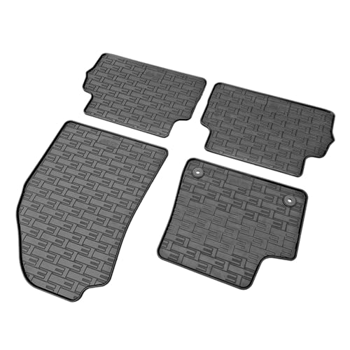 Alfombrillas de goma impermeables Citroën e-C3 2024 lavables de alta resistencia 3