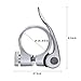 kowaku Bike Seatpost Clamp Aluminum Alloy, Easy to Install Portable, Premium Seat Post Clamp, Quick Release for Folding Bikes, Silver