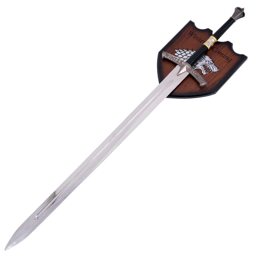 GoT Schwert - Jon Snow Longclaw Sword - Dolch - Dagger - Targaryen Messer - Stark Winter is Coming - LARP (Schwert Ice Scheide)