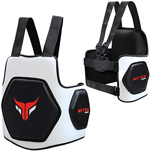 Mytra Fusion R2 Body Shield Körperschutz für Boxen MMA Muay Thai Fitness Gym Workout (Black/White) Cover