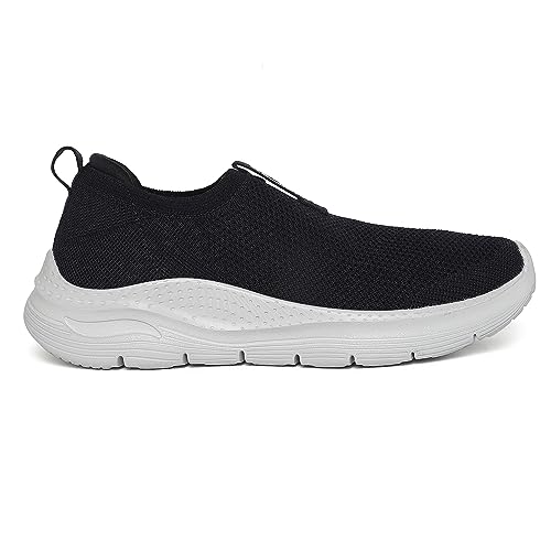 Image of Action | Athleo | WALKER-113 | Men's | Slip-On | Walking | Shoe | Breathable | Flexible | Lightweight | Comfortable | Sports | Shoes