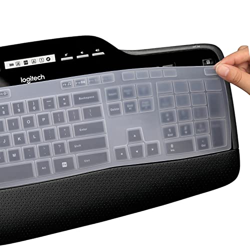 Protector de Teclado Silicona Ultra Delgada para Logitech MK710 miniatura 4