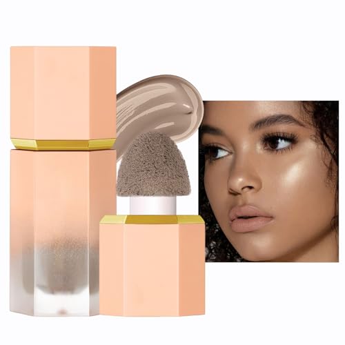 Barra iluminadora líquida, contorno de belleza líquido,correctora de maquillaje facial de larga duración | Cosmético resaltador para desplazamientos, viajes, fiestas, citas, disfraces, actuaciones en
