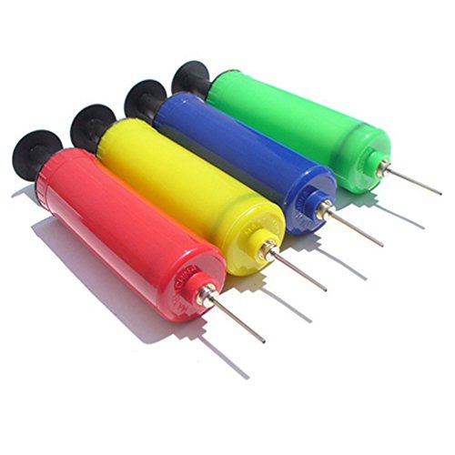 1 Pc Mini Portable Hand Manual Sports Ball Party Balloon Inflator Air Pump Hose Extension with Needle Balloons Hand Pump Ball Pump Adaptor for Basketball, Volleyball, Soccer, Football, Toy Ball - Thumbnail 4