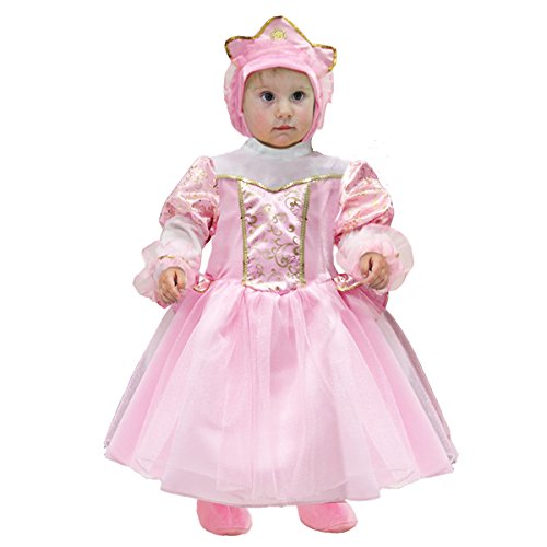 Pegasus Vestito Costume Maschera di Carnevale NEONATA - Principessa - Taglia 3/6 Mesi - 48 cm