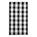 KOZYFLY Buffalo Plaid Area Rugs 3x5 Ft Black and White Checkered Rug Washable Front Door Mat Hand Woven Cotton Outdoor Rug Large Rug for Front Porch Kitchen Entryway Patio Bathroom