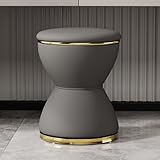 Photo Gallery tingtingli sgabello da tavolo da tè for soggiorno,poggiapiedi rotondo, sgabello for vanità da bagno, in pelle pu, girevole a 360°, adatto for camera da letto, soggiorno(dark grey,gold base) Photo Gallery tingtingli sgabello da tavolo da tè for soggiorno,poggiapiedi rotondo, sgabello for vanità da bagno, in pelle pu, girevole a 360°, adatto for camera da letto, soggiorno(dark grey,gold base)