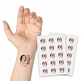 Custom My Sister Face Tattoos Wedding Party Decorations, Funny Party Favors for Bestie, Funny Party, Bride Party, Friend's Face Tattoo