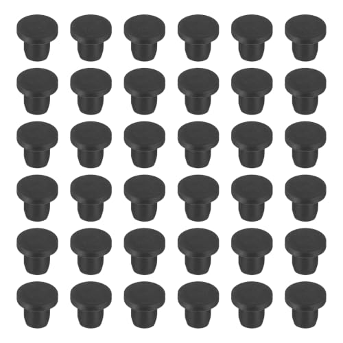 Image of MECCANIXITY 36pcs T-Shaped Silicone Plugs 7.3mm 5 /16 inch Dia Snap in Plug