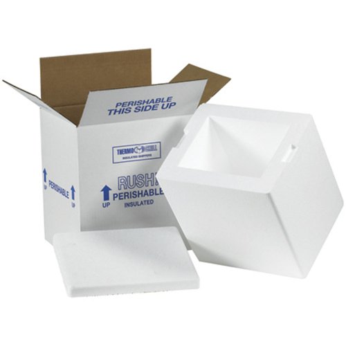 Image of BOX USA Insulated Shipping Kit, 8 x 6 x 9 in, 8-Pack