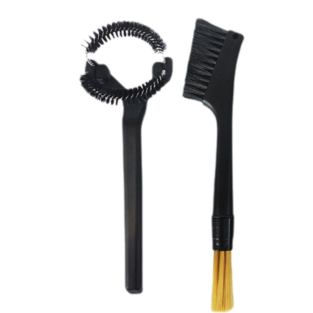IJSDNVJNDX Double-Ended Espresso Brush Coffee Machine Cleaning Brush Arc Brush Set Ideal Coffee Machine Brewing Clean Brush for Coffee Espresso Machine Cleaning Tools for Cafe Grinder Clean Tool 58mm