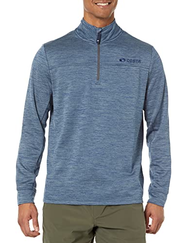 Costa Del Mar Men's Harbor Quarter Zip Fleece Sweatshirt