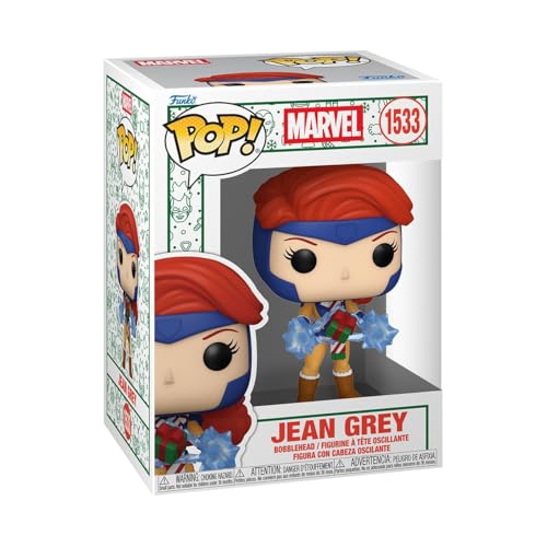 Funko Pop! Marvel: Holiday - Jean Grey - X-Men - Collectable Vinyl Figure - Gift Idea - Official Merchandise - Toys for Kids & Adults - Comic Books Fans - Model Figure for Collectors and Display