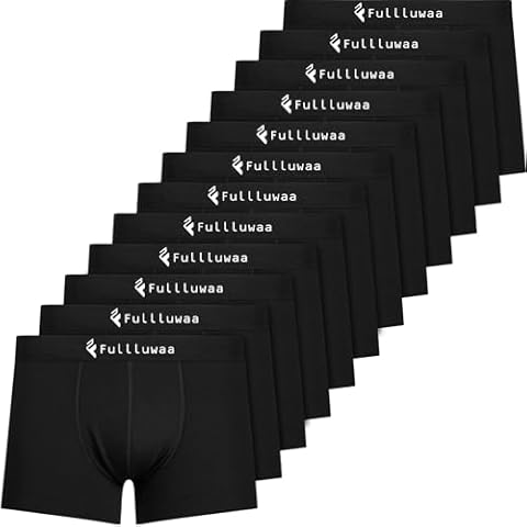Fullluwaa Men's Boxers Shorts 12-Pack Cover