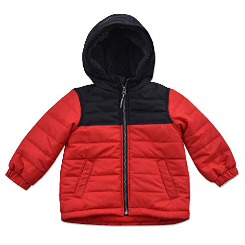 Image of Arctic Quest Boys' Bib Snow Pants and Ski Jacket Water-Resistant Snowsuit For Kids Winter Hooded Jacket