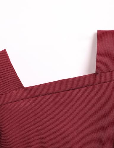 Crazyme Toddler Girl Clothes Square Neck Puff Sleeve Top Bowtie Toddler Dress Plaid Skirt Set Fall Winter Girls Outfits 3T-8Y4