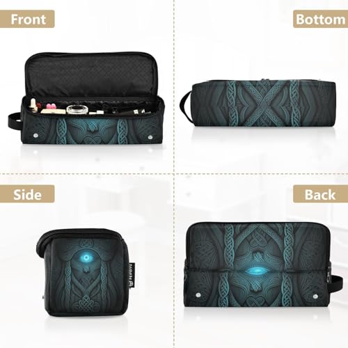 Bolso de viaje para herramientas de cabello con tapete de hierro para planchas y rizadores, gran capacidad organizadora para estilizadores de cabello miniatura 5