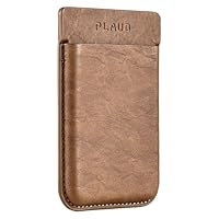 Diktiergerät Magnetische Hülle für Plaud Note, kompatibel mit Plaud Note KI Aufnahmegerät, tragbare Schutzhülle (Braun)