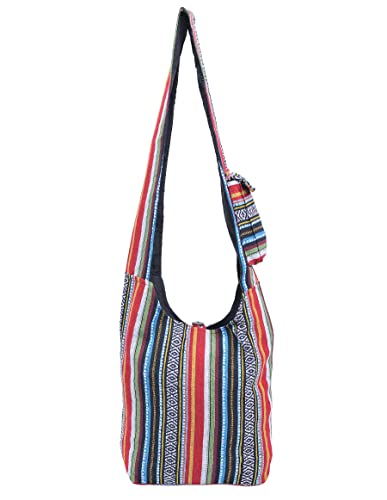 Image of THE COLLECTION ROYAL Graphic Crossbody Bag for Women, Boho Purse, Boho Bag, Hippie Bag, Hippie Purse, Cloth Purse for Women