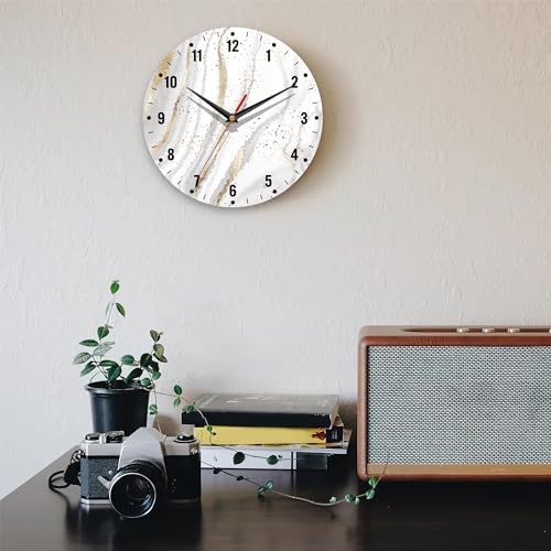 Horloge murale de cuisine abstraite pour une décoration de salon zen - 8