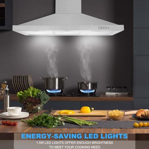 Tieasy USGD1790A Wall Mount Range Hood 36 Inch thumb #3