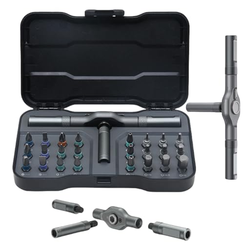 24-in-1 Magnetic Ratchet Screwdriver Set – Compact & Portable