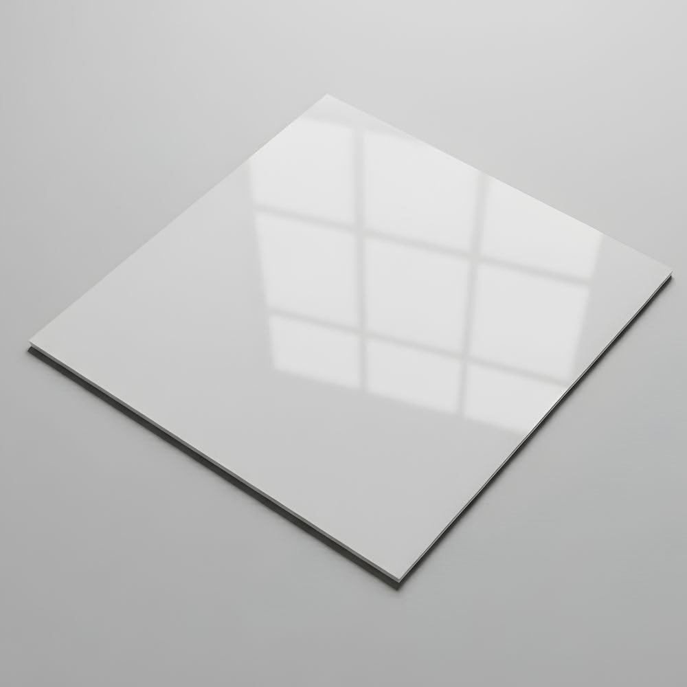 SMILEDRIVE® Acrylic Display Table Riser, White & Black, 12x12inch, Set of 2