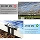Idota 28 Stück Solarpanel Wasserablauf Clips 30mm, Wasserablauf Clips PV Module, Schlammentfernungsclip Hohe und Niedrige Temperatur Solar Zubehör zur Ableitung Von Regenwasser Schlamm