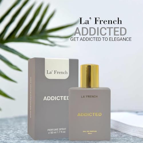 Image of La French Addicted Eau de Parfum 50ml - Unisex Fragrance for Men and Women | Long-Lasting Scent | Elegant and Versatile Perfume | Ideal for Special Occasions