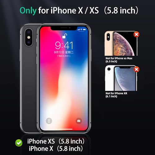 Image of ONES for iPhone X /XS Case, Translucent Matte Magnetic Phone Case Compatible with Magsafe, Military-Grade Shockproof Cover, Anti-Yellowing Hard Slim Protective Matte Case for iPhone X /XS