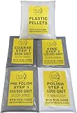 MJR Tumblers Rock Tumbler Media Refill Kit with Plastic Pellets for 10lb Rotary or Vibratory Tumbler