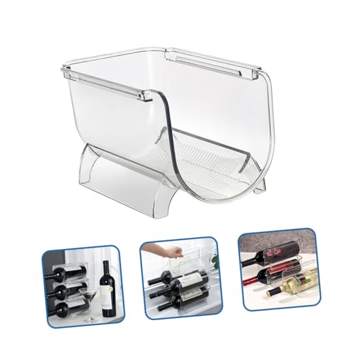 Soporte pequeño para botellas de vino 4 piezas miniatura 6