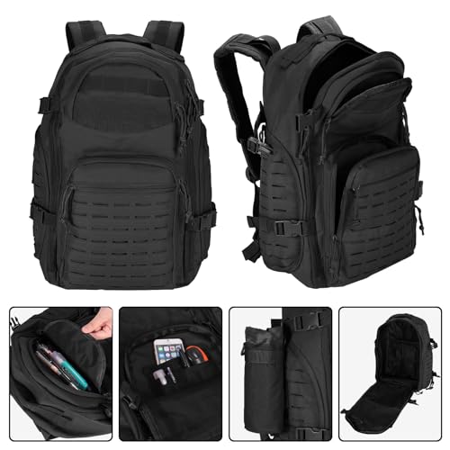 Mochila para senderismo impermeable 45L para camping miniatura 4
