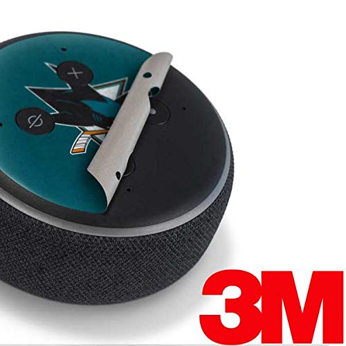 Skinit Decal Audio Skin Compatible with Amazon Echo Dot 3 - Officially Licensed NHL San Jose Sharks Distressed Design