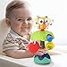 REMOKING Babyspielzeug, Rassel Baby Greifling Spielzeug, Eule Hochstuhl Spielzeug mit Saugnapf, ab 6 Monaten