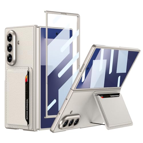 Étui portefeuille Galaxy Z Fold7 en cuir pour vos déplacements et voyages professionnels